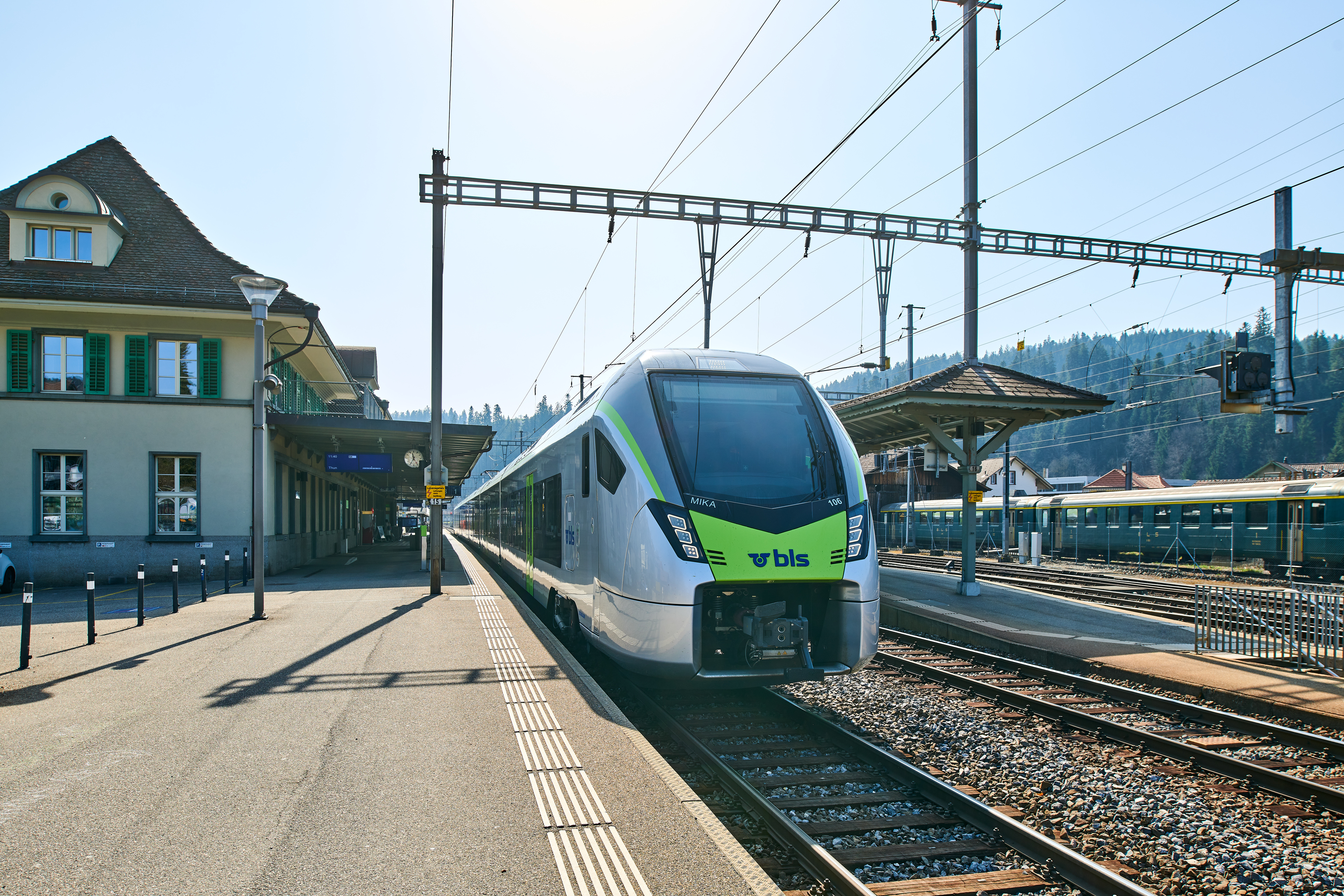 Automatisierte Rangierfahrten Depot Spiez